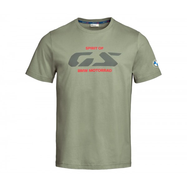 BMW Motorrad T-Shirt Spirit of GS Logo Ανδρικό Λαδί ΕΝΔΥΣΗ
